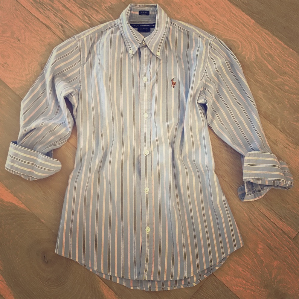 Like New Ralph Lauren 2 Slim Fit Button-up